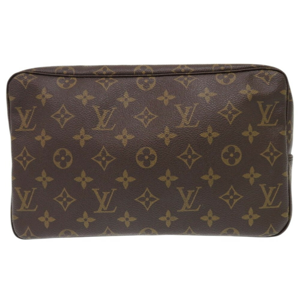 LOUIS VUITTON Authentic Brown Monogram Pouch - Picture 3 of 11